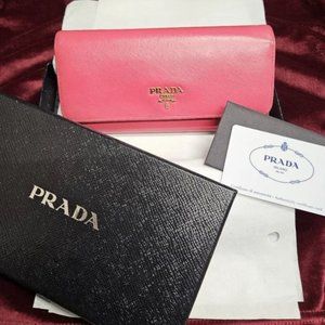 Rare Pink Prada Wallet